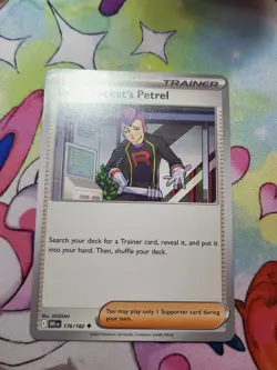 Pokemon Card Team Rocket's Petrol 176/182 English - Image 1