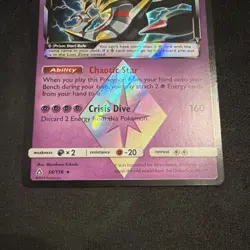 Pokemon Giratina Prism Star 58/156 SM-Ultra Prism Prism Rare Holo Card - Image 2