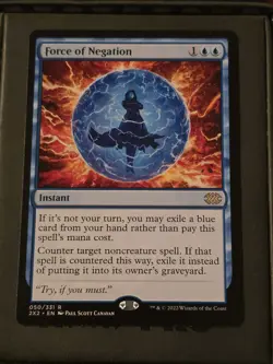 MTG Force of Negation - Double Masters - NM non foil - Image 1