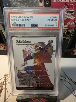 MTG Final Fantasy Kefka Palazzo God Of The Forge Foil PSA 10 #14 POP 95 - Image 1