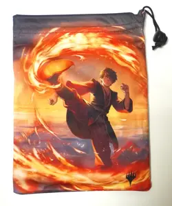 MAGIC THE GATHERING AVATAR THE LAST AIRBENDER PROMO DICE BAG POUCH SET OF 5 - Image 1