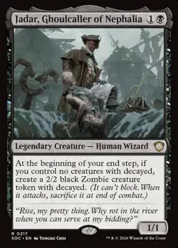 Jadar, Ghoulcaller of Nephalia - #217 - Commander: Secrets of Strixhaven NM MTG - Image 1