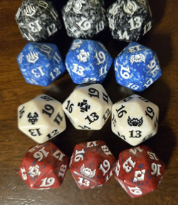 Lot Of 17 Magic The Gathering Spin down Dice - Image 4