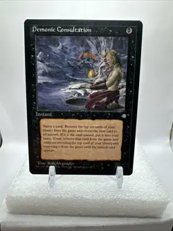 Demonic Consultation (LP) - Uncommon #121 Ice Age Magic the Gathering MTG - Image 1