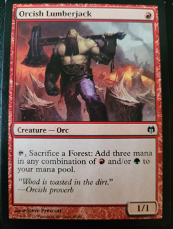 Orcish Lumberjack Duel Decks: Heroes vs. Monsters Regular - Image 1