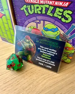 Sirius Ninja Turtles Raphael Spindown D20 Legendary Limited Edition - TMNT MTG - Image 1