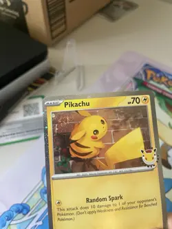 Pikachu (Pokemon Day 2026) 051/162 Anniversary Stamped Double Swirl 🍥🔥 - Image 3