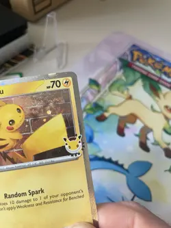 Pikachu (Pokemon Day 2026) 051/162 Anniversary Stamped Double Swirl 🍥🔥 - Image 4