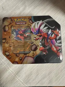 POKEMON SLASHING LEGENDS TCG KORAIDON EX TIN 5- TCG PACKS FACTORY SEALED - Image 1