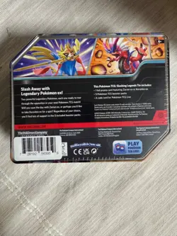POKEMON SLASHING LEGENDS TCG KORAIDON EX TIN 5- TCG PACKS FACTORY SEALED - Image 2