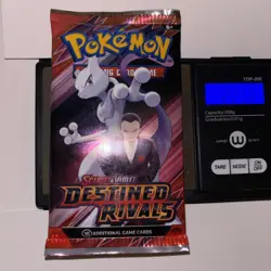 22.57/58g Pokemon TCG Destined Rivals Booster Pack (FACTORY SEALED) - Image 1