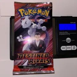 22.57/58g Pokemon TCG Destined Rivals Booster Pack (FACTORY SEALED) - Image 4