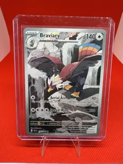 Braviary 155/086 Sv: Black Bolt Holo Illustration Rare Pokemon TCG New MINT ENG - Image 1