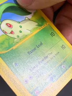 Chikorita - 100/165 Common English Pokemon Expedition Non Holo 2002 - Image 2