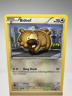 Bidoof 106/124 Common Dragons Exalted Pokemon Lightly Played - Image 1