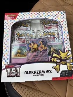 Pokemon Scarlet & Violet 151 Alakazam EX Collection Box New Factory Sealed 🔥 - Image 1