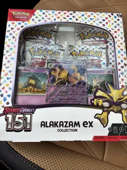 Pokemon Scarlet & Violet 151 Alakazam EX Collection Box New Factory Sealed 🔥 - Image 3