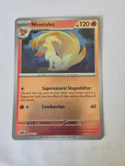 Ninetales 020/132 Uncommon Mega Evolution Pokemon Reverse Holo Near Mint - Image 1