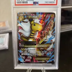 2015 Pokemon XY Ancient Origins #88 FA M Ampharos Ex PSA 8 NM-MT New Cert - Image 3