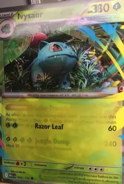 Pokemon Mega Evolutions Lenticular 3D 17X24 POSTER SIGN Ivysaur Venusaur - Image 2