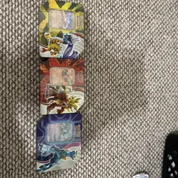 Paradox Destinies Tin Iron Crown, Gouging Fire, Raging Bolt Pokemon TCG Lot Of 3 - Image 1