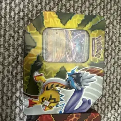 Paradox Destinies Tin Iron Crown, Gouging Fire, Raging Bolt Pokemon TCG Lot Of 3 - Image 2