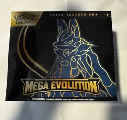 New Pokemon TCG: Mega Evolution Factory Sealed ETB Lucario - Image 1