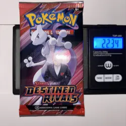 22.33/34g Pokemon TCG Destined Rivals Booster Pack (FACTORY SEALED) - Image 2
