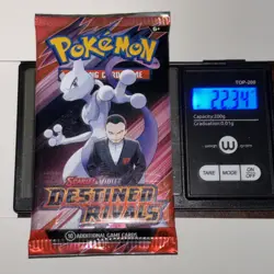 22.33/34g Pokemon TCG Destined Rivals Booster Pack (FACTORY SEALED) - Image 4