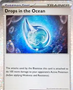 Pokemon | Trading Card Game Classic | Drops in the Ocean | 021/034 | NM Holo - Image 1