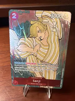 Sanji (English Version 1st Anniversary Set) OP01-013 One Piece Promotion Cards - Image 1