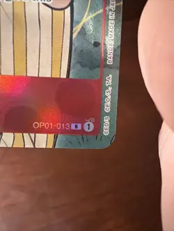 Sanji (English Version 1st Anniversary Set) OP01-013 One Piece Promotion Cards - Image 4