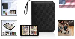 4 Pocket Trading Card Binder, PU Card Collection Binder，400 Double Sided - Image 2