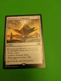 MTG CARD (AETHERDRIFT) Monument to Endurance - Regular Rare - MINT - Image 1