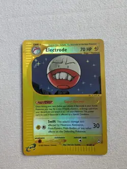 Electrode Pokemon Card Aquapolis 2002 E Series 2 - 1st Ed 036/092 Holo Card - Image 1