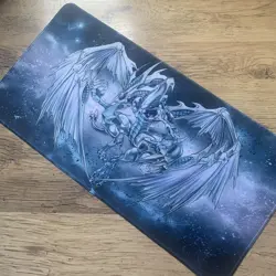 Stardust Dragon Yugioh Rubber Playmat Play Mat Tcg Trading Card Game Desk Pad - Image 1