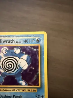 Poliwrath Holo Rare Pokemon Card 25/108 NM HOLO Near Mint Vintage - Image 4