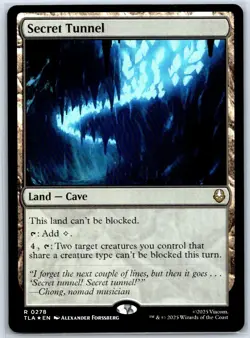 Secret Tunnel Foil Avatar: The Last Airbender 278 NM MTG Card - Image 1