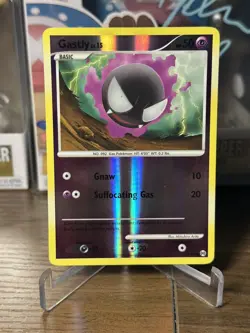 Pokemon TCG Gastly Arceus Card 64/99 Regular Common Reverse Holo NM- - Image 1