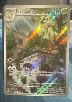 Floragato Scarlet & Violet Paldea Evolved Holo Illustration Card 197/193 - Image 1