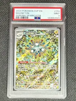 Pokemon Magneton 159 Sv: Scarlet & Violet Promo Cards Holo PSA 9 2024 - Image 1