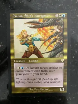 MTG Hanna Ship's Navigator Invasion NM - Image 1
