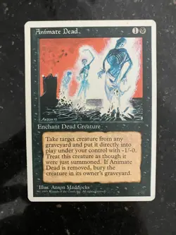 MTG Animate Dead Fourth Edition 118/379 Regular Uncommon - Image 1