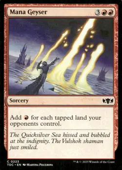 Mana Geyser C Commander: Tarkir: Dragonstorm 223 NM - Image 1