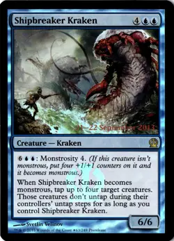 Shipbreaker Kraken LP/NM* FOIL PROMO ENGLISH Theros mtg -UnltdCards - Image 1