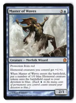 Master Of Waves LP* Theros ENGLISH 53/249 mtg -UnltdCards - Image 1