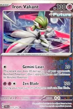 Pokemon | Miscellaneous Cards & Products | Iron Valiant - (Cosmos Holo) | 079/16 - Image 1
