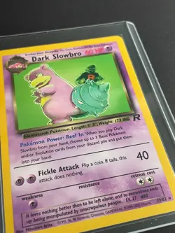 Pokemon '080 DARK Slowbro 29/82 Team Rocket Rare Vintage WOTC 2000 NM - Image 1