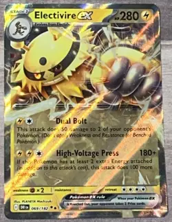 Electivire Ex 69/82 Double Rare SV10: Destined Rivals Pokemon TCG NM/M - Image 1