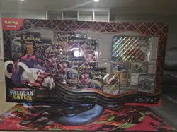 Pokemon TCG Paldean Fates Great Tusk Iron Treads Ex Premium Collection Sealed - Image 1